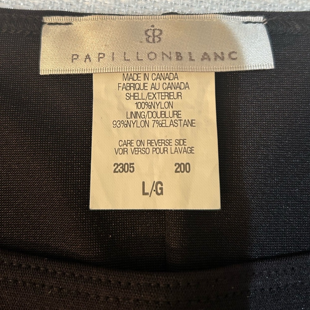 Papillon Blanc Long Sleeve Black A-Line Dress with Vibrant Floral Accents - Picture 2 of 8
